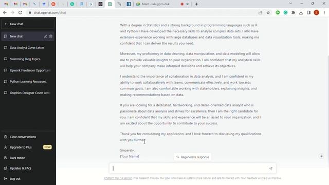 Exploring ChatGPT: How to Use ChatGPT in Writing Cover Letters, Articles, and more. смотреть онлайн