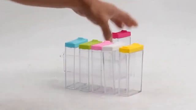 Набор для специй/контейнеры для специй/набор контейнеров для хранения специй/6 шт, с подставкой/50м