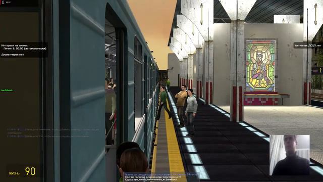Играем Garrys Mod Metro Simulator смотреть онлайн