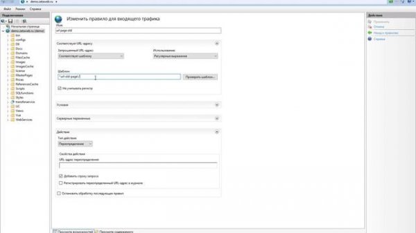 Zeta Web. Настройка редиректов средствами IIS