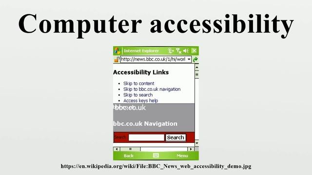 Computer accessibility смотреть онлайн