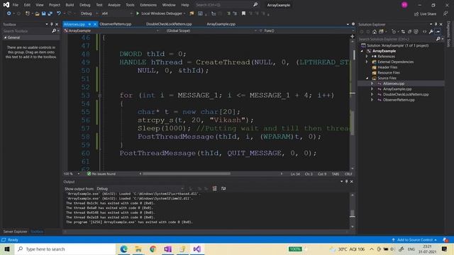 Lecture - 21 Passing data to threads and processing in GetMessage смотреть онлайн