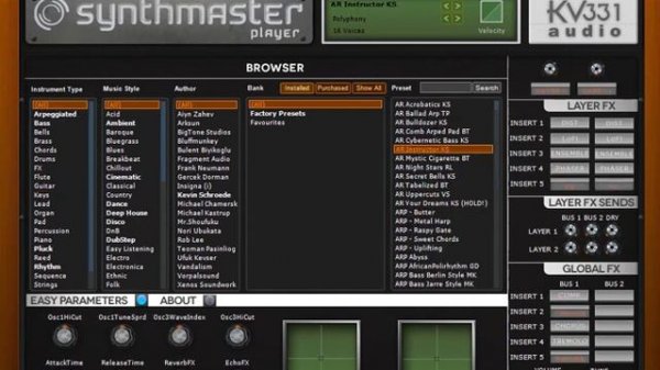 KV331Audio Synthmaster VST Plugin Sound Test