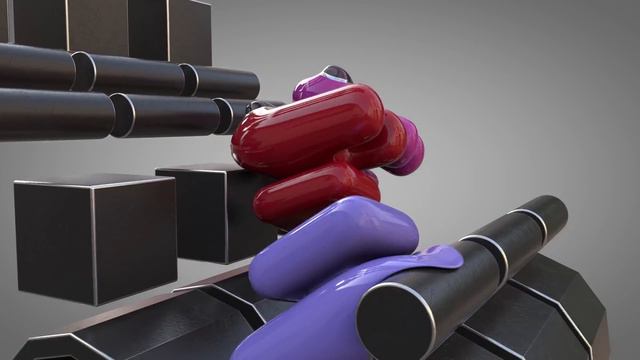 Among Us - Softbody Simulation V47 ❤️ C4D4U