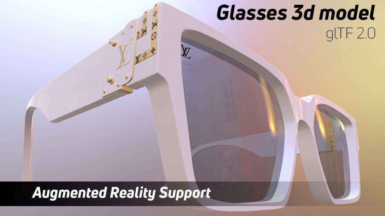 Millionair 3d model sun glasses