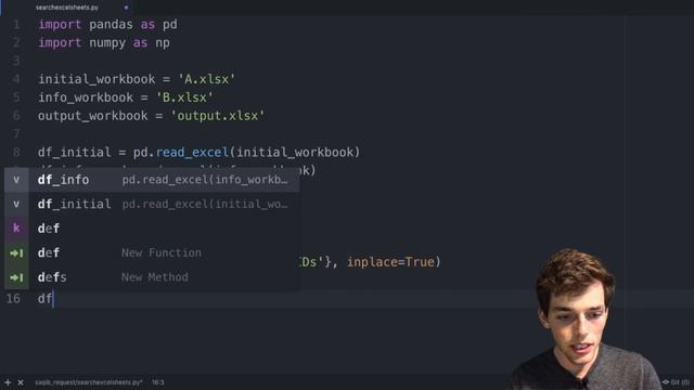 Replace Excel Vlookup with Python - Five Minute Python Scripts смотреть онлайн