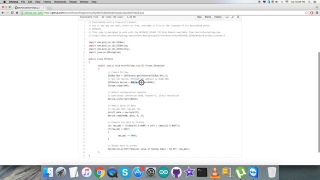 Raspberry Pi MCP3428 I2C Analog to Digital Converter Java Tutorial смотреть онлайн