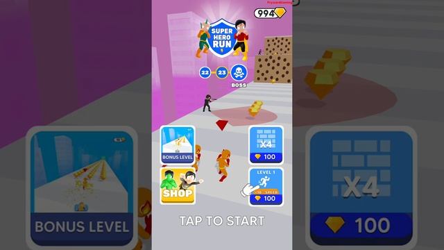 Super Hero Run 3D - Gameplay Walkthrough Part 4 - All Levels 19-27 Max Level (Android, iOS) смотреть онлайн