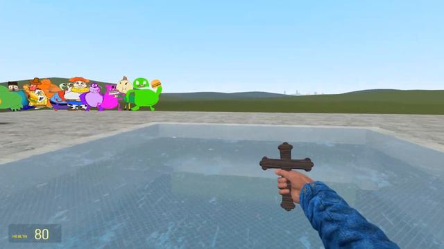 CRUCIFIX vs CURSED 2D MEMES SANIC CLONES MEMES NEXTBOTS [On Garry's Mod] смотреть онлайн