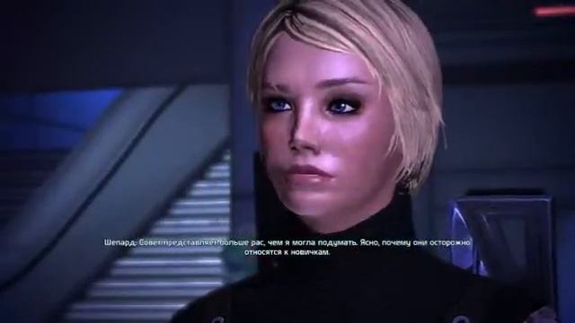 MassEffect. First time in Citadel with Alenko and Williams (Female Shepard) смотреть онлайн