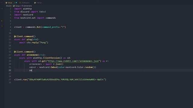 How to Create Anime Meme Commands and Others!! "ONLY 8 LINES"(Discord.py) смотреть онлайн