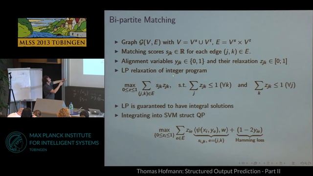 Structured Output Prediction 2 - Thomas Hofmann - MLSS 2013 Tübingen смотреть онлайн