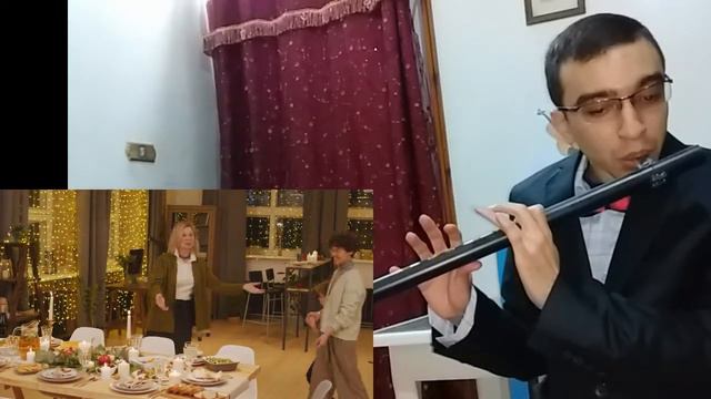 Happy Birthday On Violin & Flute, Single & Double Stops, Enzel Ya Gamil, عزف انزل يا جميل على الكما