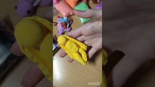 Как слепить милого зайчика из лёгкого пластелина | идеи для поделок из лёгкого пластилина. #diy смотреть онлайн