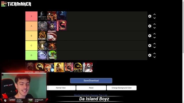 ALL MORTAL KOMBAT GAMES RANKED! MK Tier List! смотреть онлайн