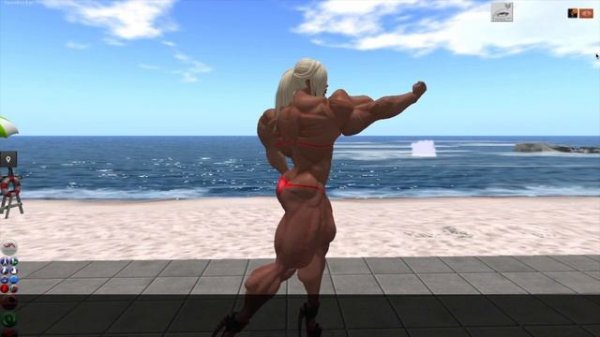 Zephyr Maldor Second Life Muscle Queen - Follow my Second Life Adventures Here