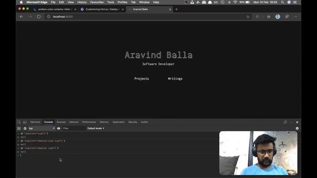 Aravind Codes - Dynamic favicons (dark/light) in Gatsby смотреть онлайн