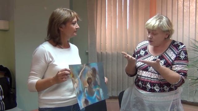 Первые шаги в рисовании пастелью. Отзыв с МК. Пастель смотреть онлайн