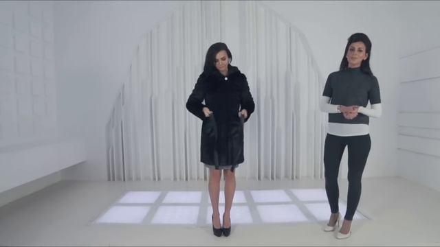 Искусственная шуба, экошуба под черную норку Anse смотреть онлайн