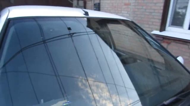 №64. Дефлекторы лобового стекла Рено Симбол за полчаса своими руками! смотреть онлайн