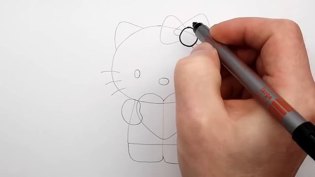 How to Draw Hello Kitty with Love Heart ❤ Как Нарисовать Хелло Китти на Валентинку смотреть онлайн