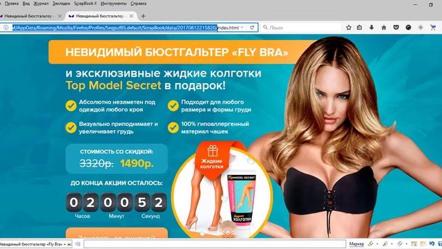 УРОК 1 Видео 3 'Копируем лендинг программой ScrapBook' смотреть онлайн