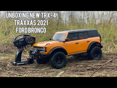 Traxxas TRX4 2021 Ford Bronco распаковка и ПЕРВЫЙ тест! | New 2021 Bronco TRX-4 смотреть онлайн