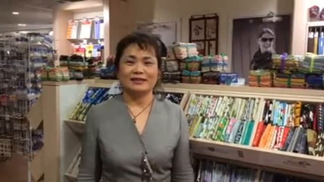Руководитель корейской квилт- школы г-жа Jeong Min Ja в магазине Мир Шитья смотреть онлайн