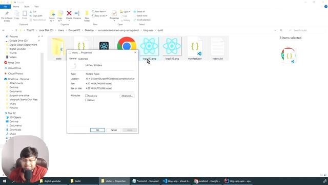 ?Building React App to deploy | Preparing react app for hosting on node server in Hindi смотреть онлайн