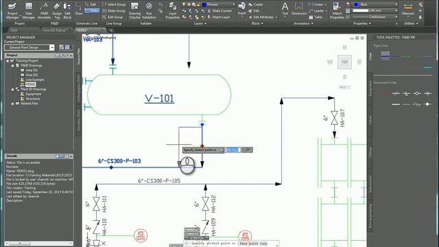 AutoCAD P&ID Basic Line Editing смотреть онлайн