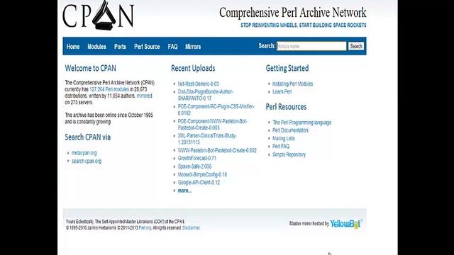 Comprehensive Perl Architecture Network смотреть онлайн