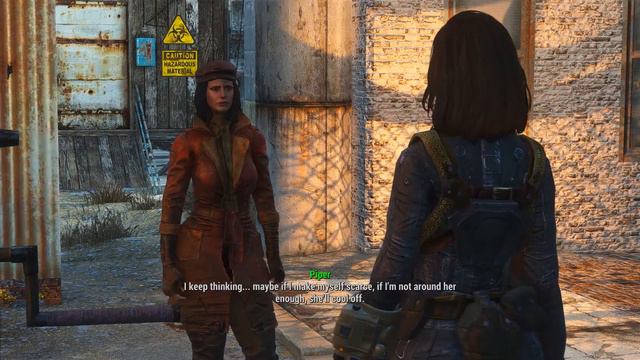 Fallout 4 Piper asking about Nat смотреть онлайн