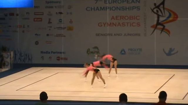 EM 2011 Sports Aerobics UKRAINE 2 Gutsalyuk Darya Cherkez Kateryna Kobets Mariya смотреть онлайн