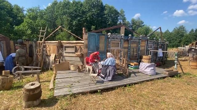 «Ковровская деревня» в Крутово. Open-air с реконструкторами в Ковровском районе смотреть онлайн