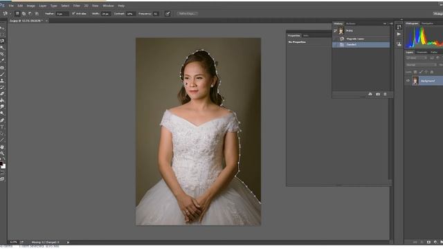 How To Remove Background In Photoshop | Photoshop Tutorials Using Magnetic Lasso Tool
