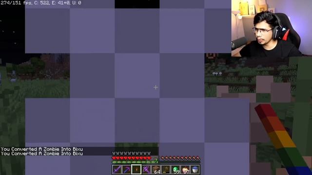 Minecraft, But YouTubers Give You Magical Powers