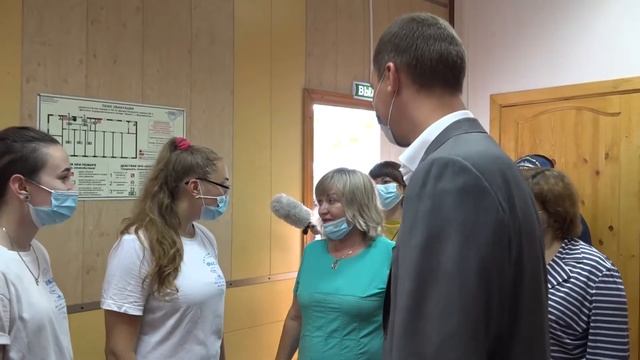 Врио Хабаровского края Дегтярев в детском лагере смотреть онлайн