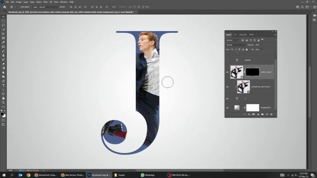 Letter Portrait J | Photoshop Tutorial смотреть онлайн