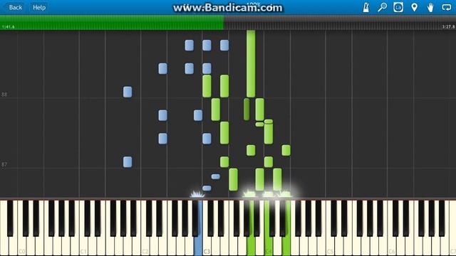 E.Grieg - Peer Gynt. Anitra's Dance . Suite No. 1, Op. 46. piano (Synthesia) смотреть онлайн