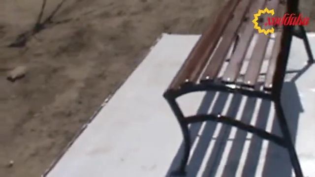 Скамейка уличная "Бриз" без подлокотников смотреть онлайн