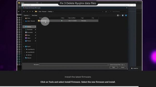Ryujinx Can't open any games Ryujinx has encountered an error