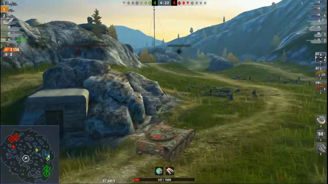 Мастер от статиста WOT BLITZ Как правильно играть на ПТУРЕ смотреть онлайн