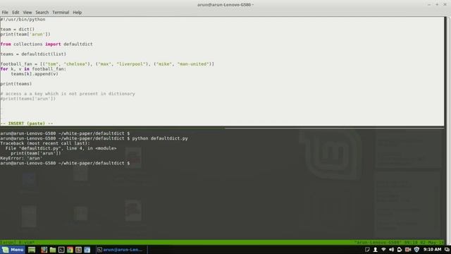 defaultdict in python смотреть онлайн