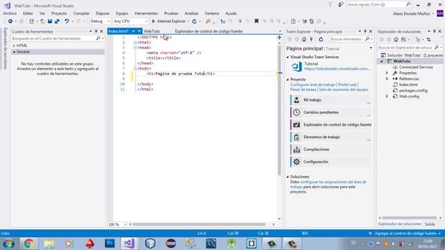 Manejo de Team Foundation Server T.F.S смотреть онлайн