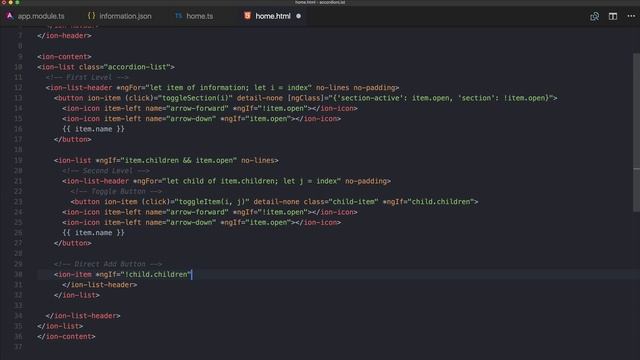 Accordion List with Ionic смотреть онлайн
