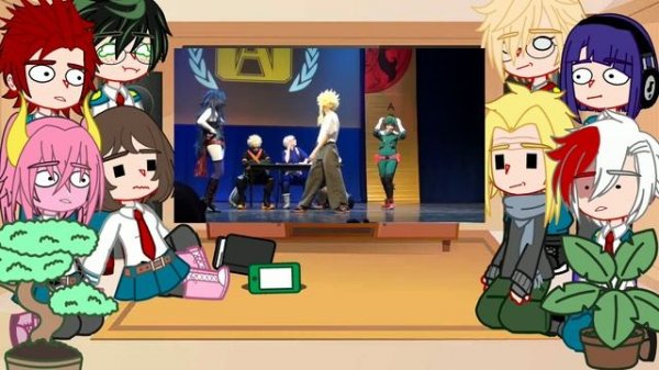 [Реакция МГА на сценки]~[2/2]~[Тодороки потерял свой характер]