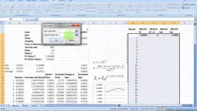 Option Pricing using Monte Carlo Simulation - Using data tables to store simulation results смотреть онлайн