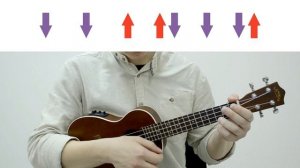 Как играть бой восьмерка на укулеле - схема 8