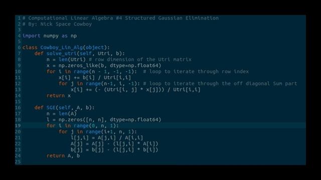 Structured Gaussian Elimination - Computational Linear Algebra смотреть онлайн