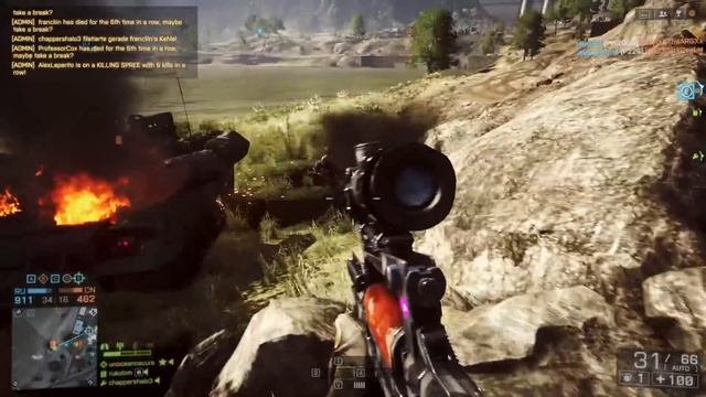 GAMEPLAY BATTLEFIELD 4 PC (ultra settings) C4 multikills Nvidia GTX 680M смотреть онлайн